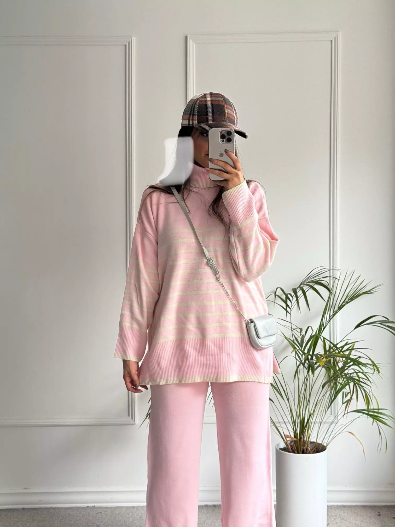 ست مانتو شلوار بافت نیکی